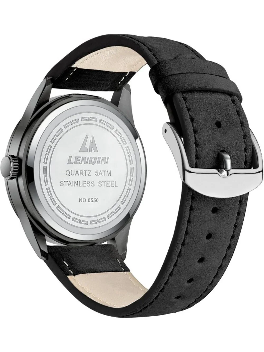 Men's Black Nylon Strap Stylish Luminous Unisex Military Tactical Casual Watch